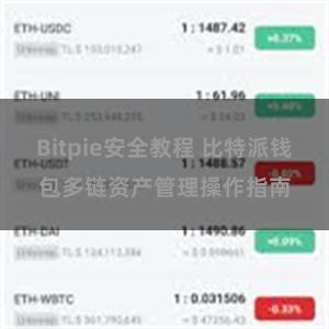 Bitpie安全教程 比特派钱包多链资产管理操作指南