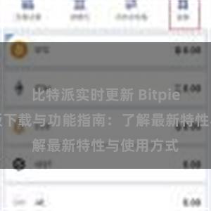 比特派实时更新 Bitpie钱包最新版下载与功能指南：了解最新特性与使用方式