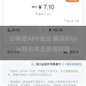 比特派APP地址 解决Bitpie钱包常见使用问题