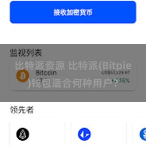 比特派资源 比特派(Bitpie)钱包适合何种用户？