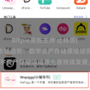 Bitpie系统支持 比特派(Bitpie)钱包市场趋势：数字资产存储领域领先者持续发展。